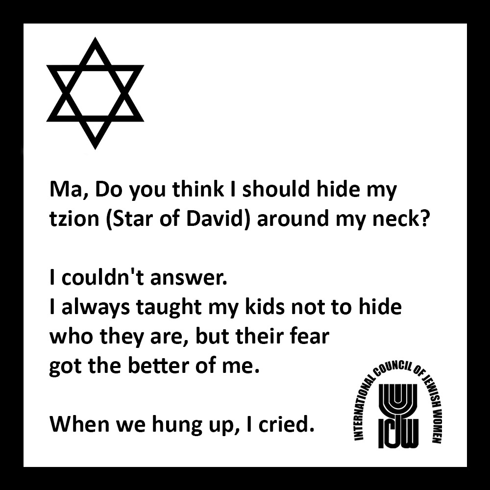 hiding star of david